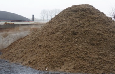 Methanisation dry digestate