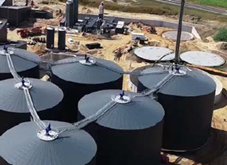 Picture of the Flagship Digester Tank project by Schumann Tanks - Biogas Equipment Suppliers - Digester Tanks