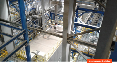 Picture-port-cartier biofuel plant project