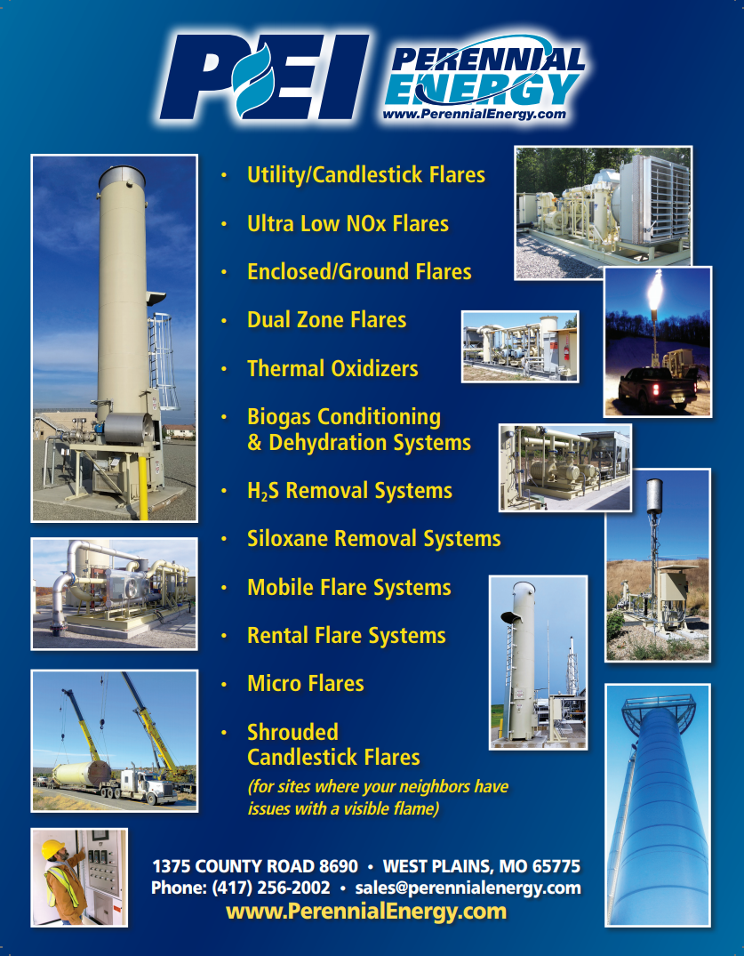 Perennial Energy - Ultra low NOx flare